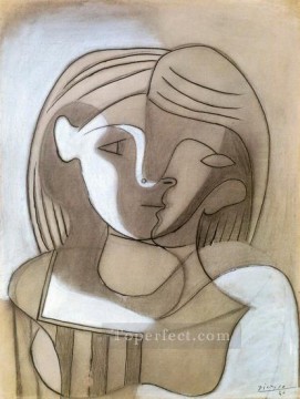 brigand stripping a woman Painting - Head Woman 1928 cubist Pablo Picasso